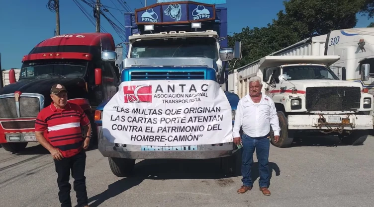 Mega marcha de transportistas podría colapsar carreteras de México