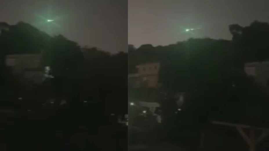 Meteorito en el cielo dominicano