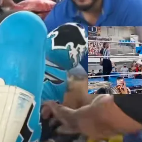 Luchador chispazo lesión arena reynosa
