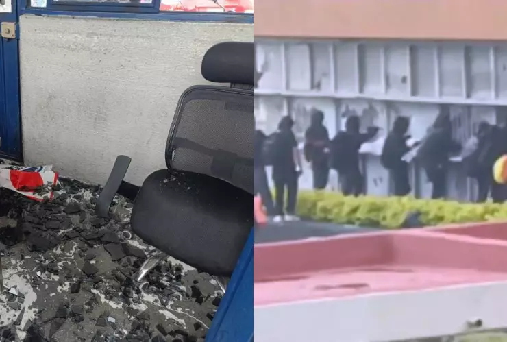 Encapuchados irrumpen edificio de Rectoría de la UNAM