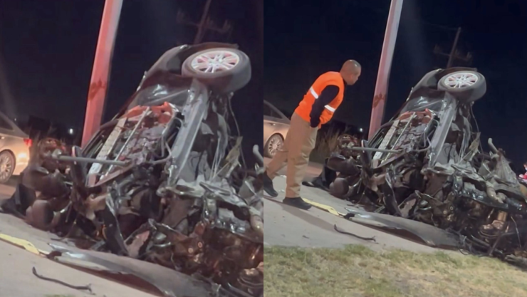 Accidente en carretera Juárez