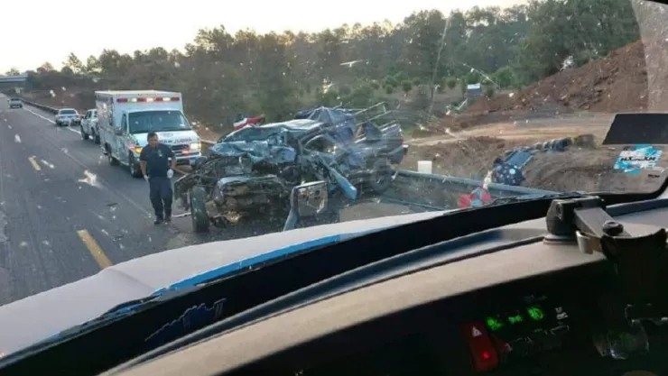 Accidente Autopista siglo XXI Uruapan-Pátzcuaro