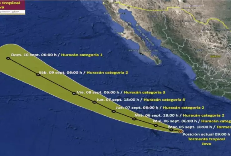 Tormenta Tropical Jova