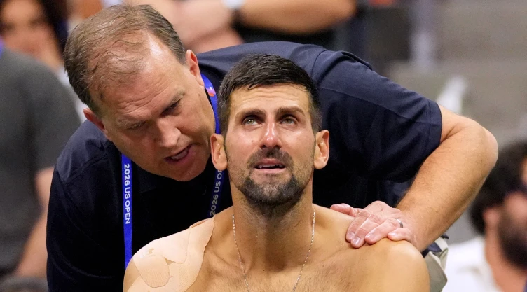 Novak Djokovic, eliminado del US Open 2026.