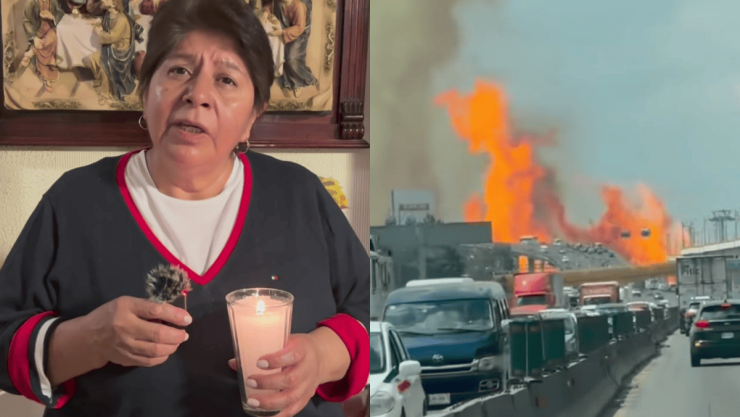 Influencer mexicana pide hacer una oración colectiva por todos los heridos de la explosión en Iztapalapa.png