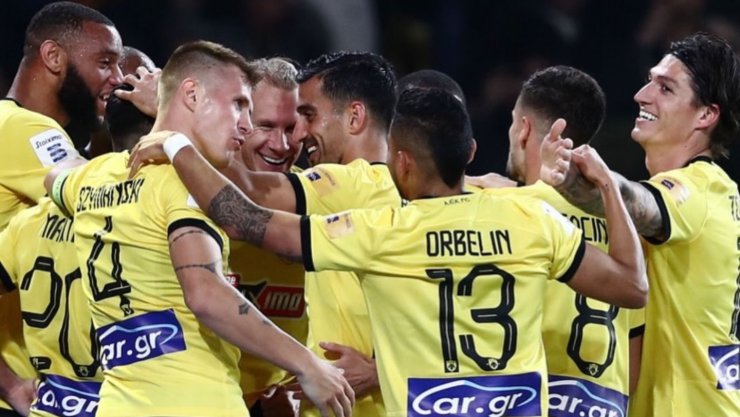 Orbelín Pineda, jugador del AEK Atenas