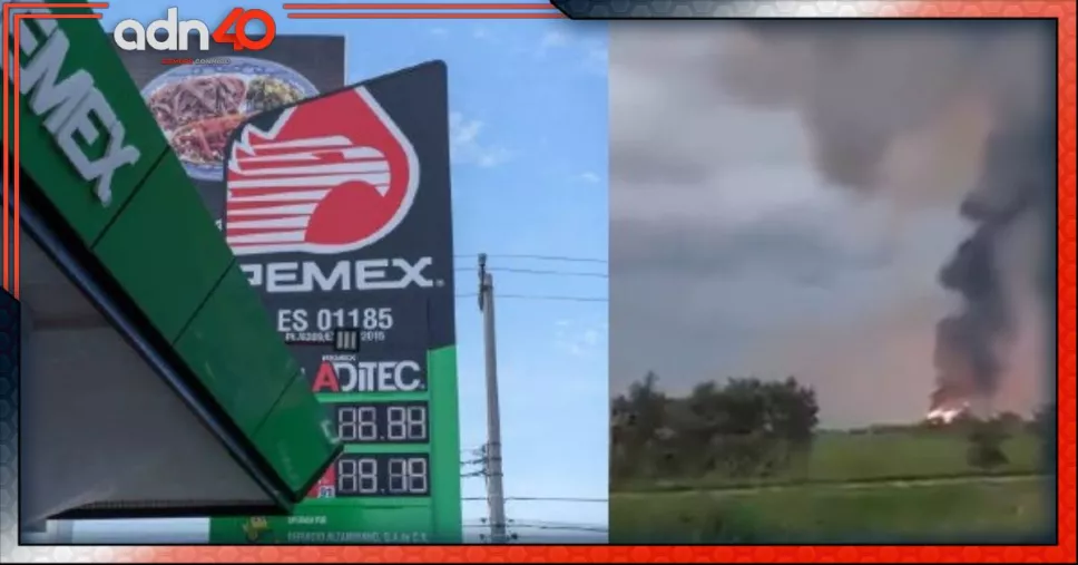 Explosión en ducto de Pemex