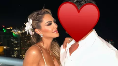 Fotografía de Ninel Conde con un misterioso hombre