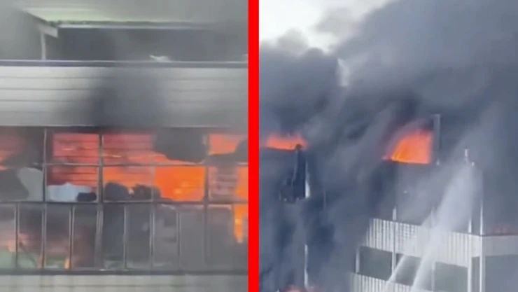 Fuerte VIDEO: Aparatoso incendio deja a 28 personas muertas en una fábrica de calzado; más de 200 personas fueron rescatadas del siniestro en China
