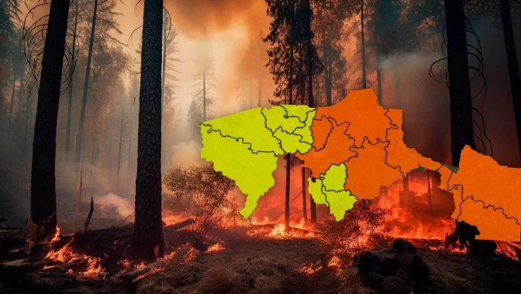 ¡Alerta Naranja en Tabasco! 8 municipios en Riesgo Muy Alto de incendios