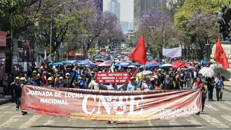 Megamarcha CNTE en CDMX HOY: Horario, ruta, calles afectadas y alternativas viales para este viernes 1 de mayo 2026
