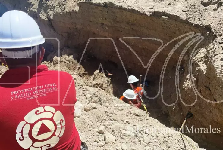 trabajadores mueren enterrados en Romita