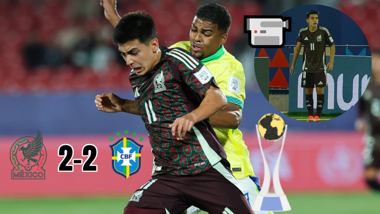 VIDEO: Gilberto Mora deslumbró con estos movimientos especiales en México - Brasil en el Mundial Sub-20