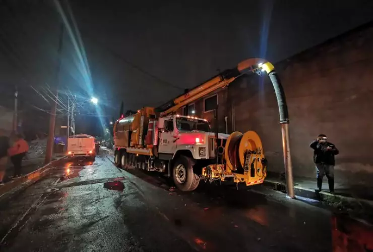 Activan “Operativo Tormenta” por fuerte lluvia con granizo en la CDMX 