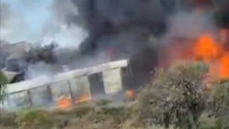 descarrilamiento de tren en Tepetitlán, Hidalgo