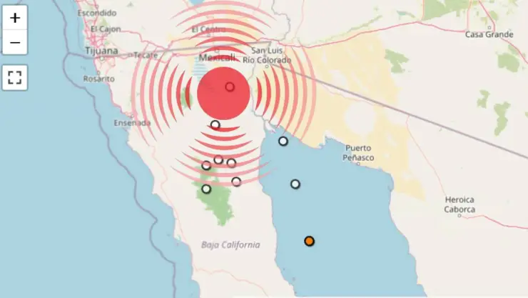 Sismo en Baja California