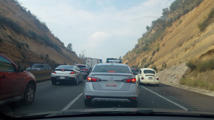 Tráfico autopista 57 hoy jueves 23 de julio 2026