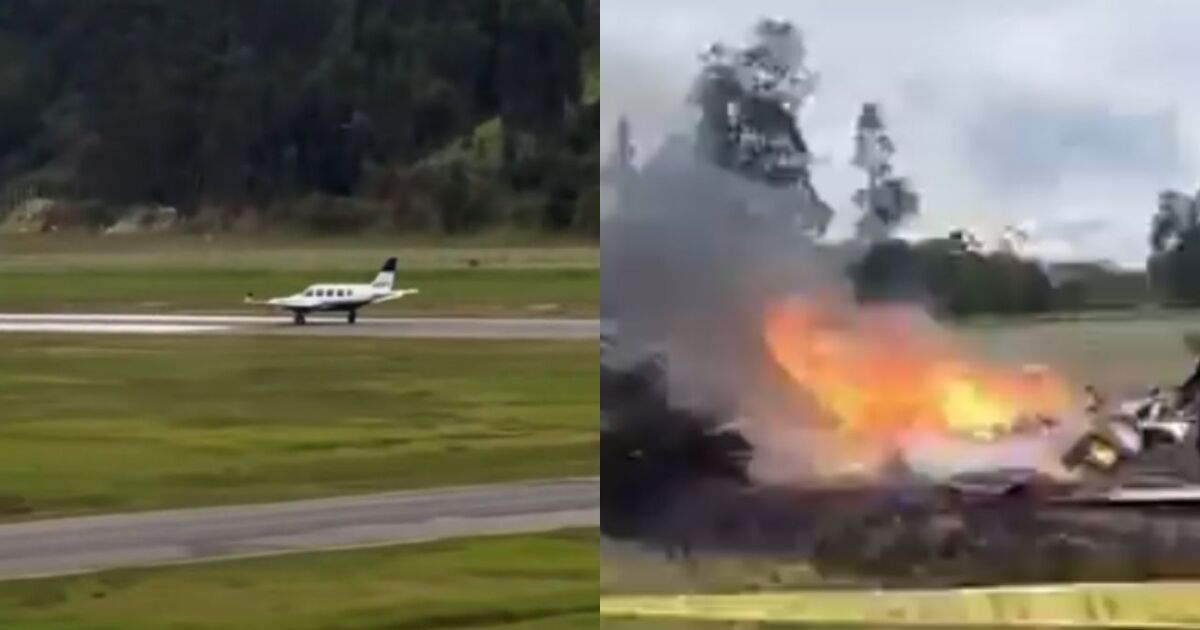 Filtran VIDEO del momento EXACTO del accidente aéreo que le quitó la vida a Yeison Jiménez en Colombia