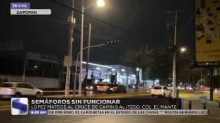 Semáforos sin funcionar