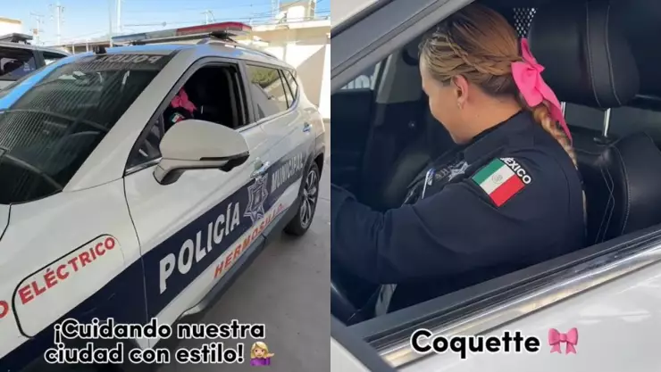Policía se vuelve coquette y se hace viral en redes sociales (VIDEO)