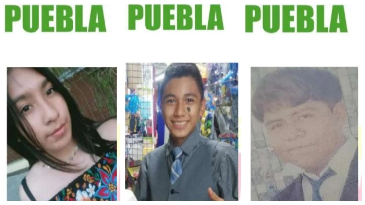 ALERTA AMBER: En PUEBLA buscan con urgencia a tres menores desaparecidos