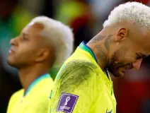 NEYMAR JR LLORANDO POR ELIMINACIÓN
