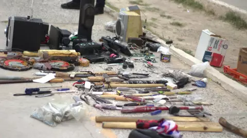 Encuentran artículos CERESO 3