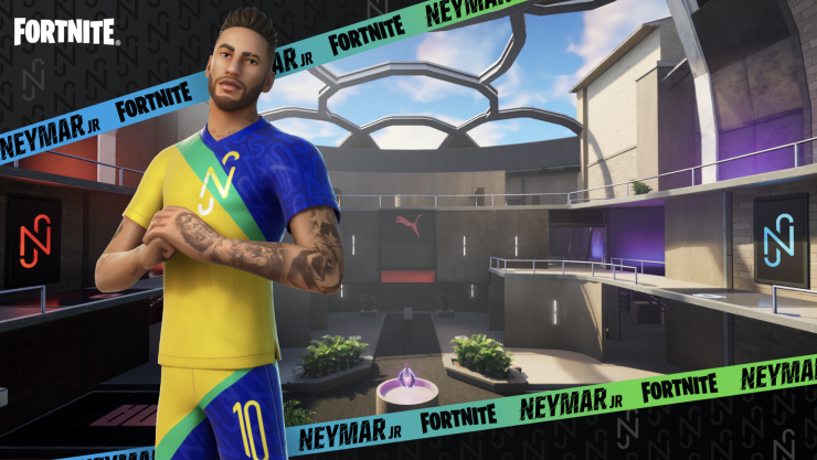 Neymar llega a Fornite