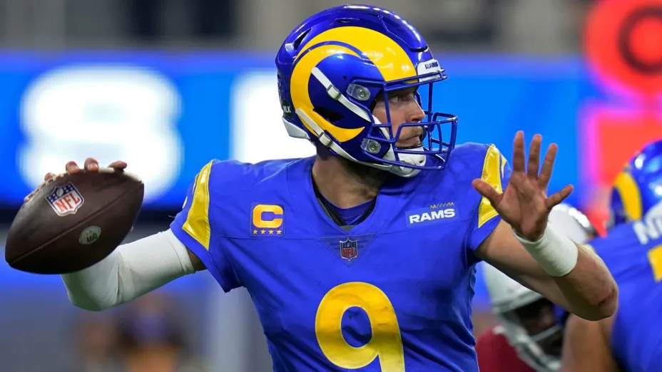 NFL Matthew Stafford quarterback de los Rams de Los Ángele 17 de enero de 2022 AP Foto Jae C. Hong.jpg