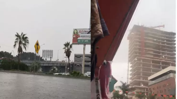 Lluvias en Tijuana este miércoles