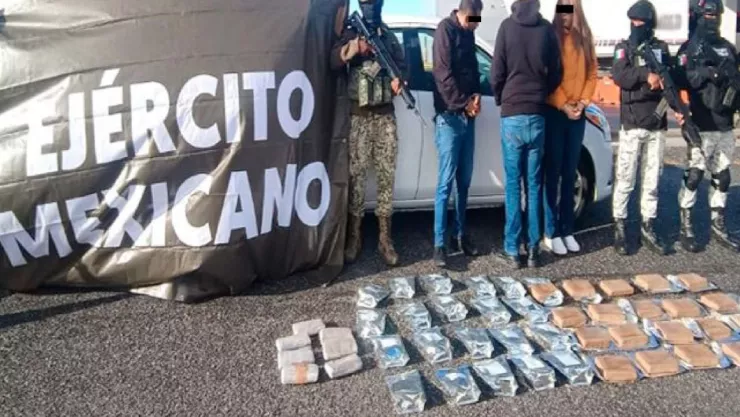 Baja California: Interceptan a 3 del Cártel del Pacífico con 42 kg de fentanilo