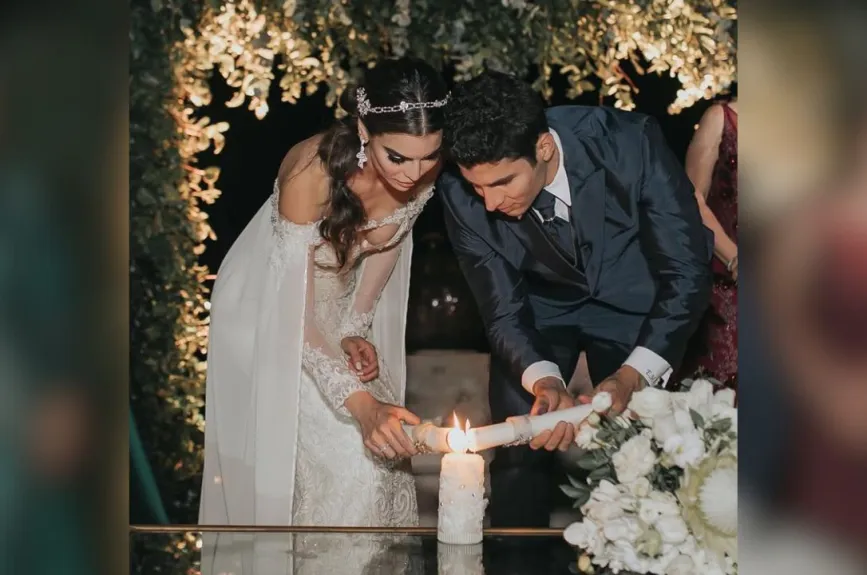 En septiembre de 2020, Kike Mayagoitia y Cynthia de la Vega celebraron su amor con una espectacular boda. | Foto: INSTAGRAM / @kike_mayagoitia
