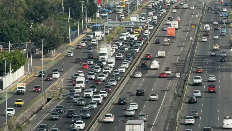 Tráfico en Querétaro jueves 5 de septiembre del 2024 Autopista México-Querétaro, carretera 57