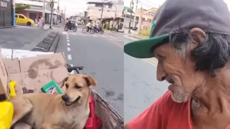 Recolector no vende a su perrita.