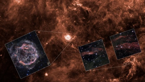 La NASA, a trav&eacute;s del telescopio James Webb, public&oacute; im&aacute;genes de capas de polvo interestelar