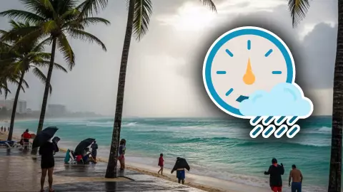 Esta es la hora EXACTA en que habrá lluvias en Quintana Roo HOY sábado 30 de agosto de 2025