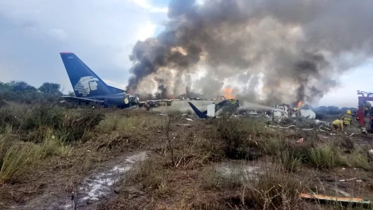 Accidente de avión de Aeroméxico en Durango
