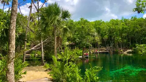 cenote corazon del paraiso en quintana roo