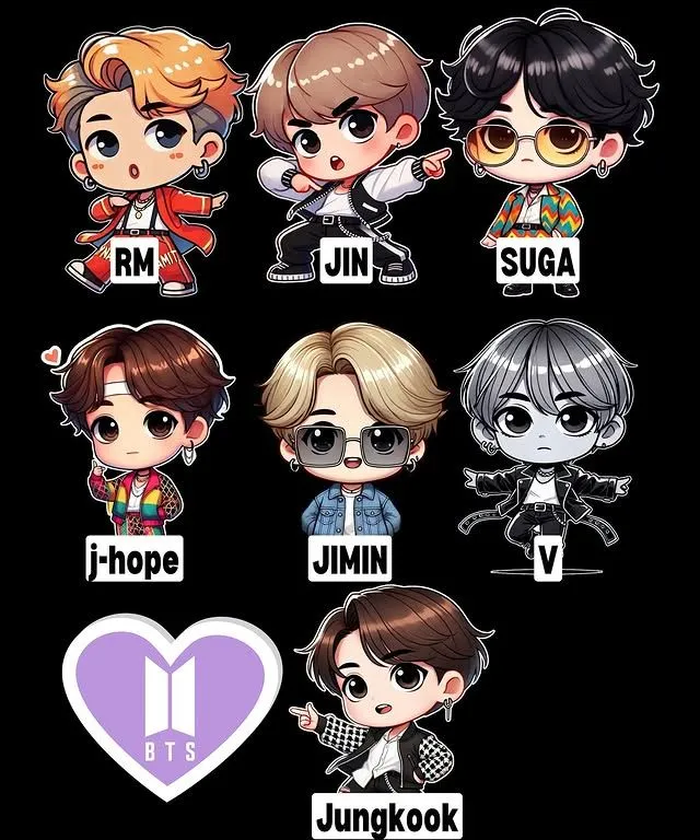 Stickers conciertos BTS