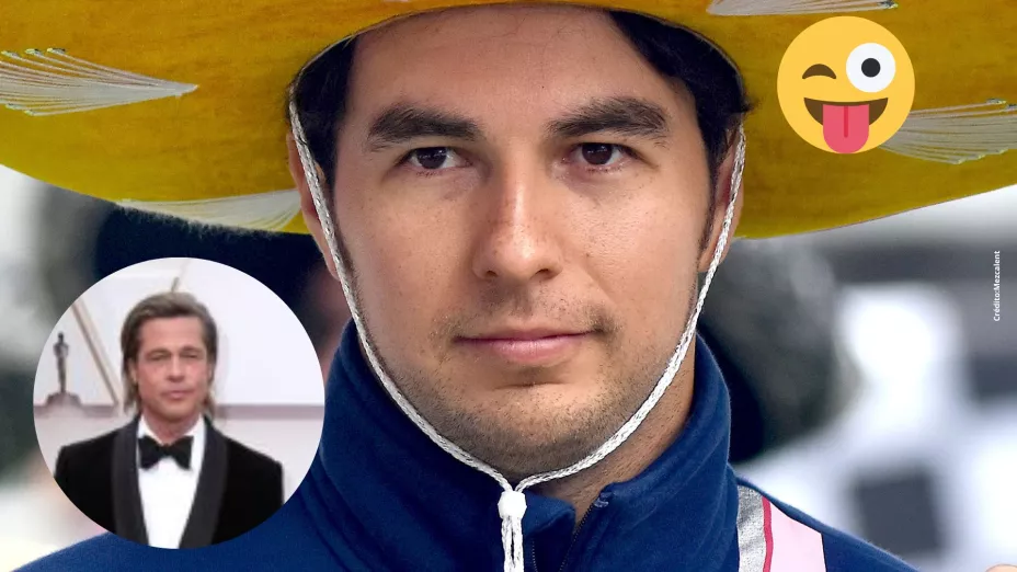 Brad Pitt conoció a Checo Pérez y se rindió a sus pies.