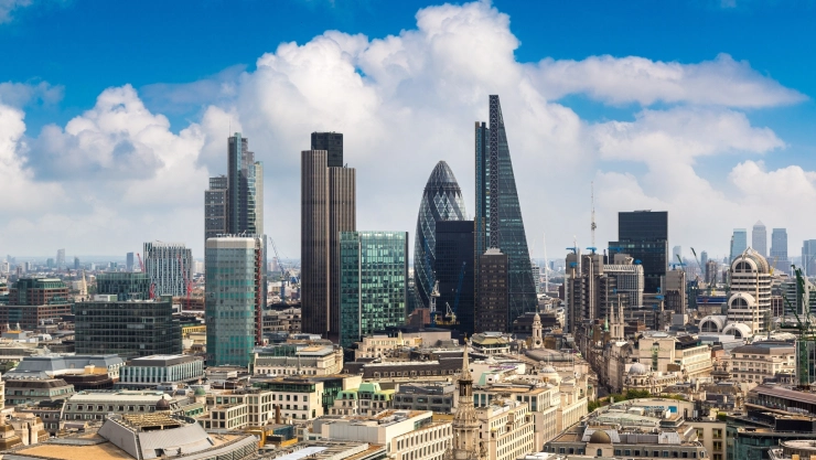 Vista aérea de zona céntrica EU