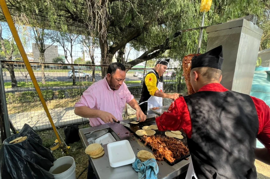 Ricos y deliciosos platillos tuvimos en el centro de acopio