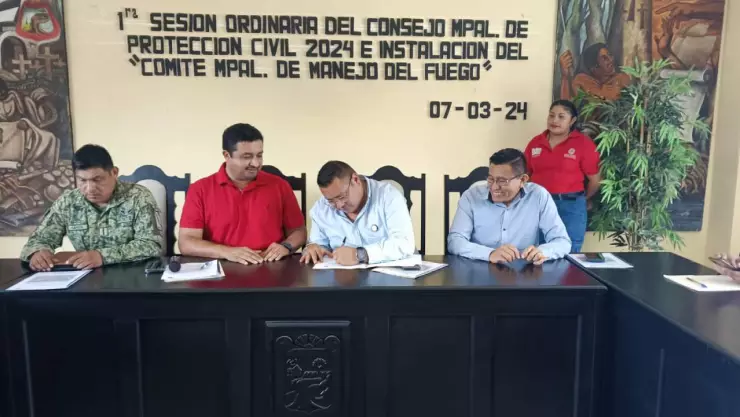 COEPROC instala Comité de Manejo de Fuego 2024 en Felipe Carrillo Puerto