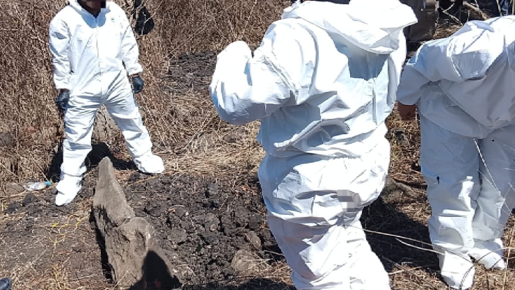 Hallazgo osamentas Cerro de la Cruz Jacona