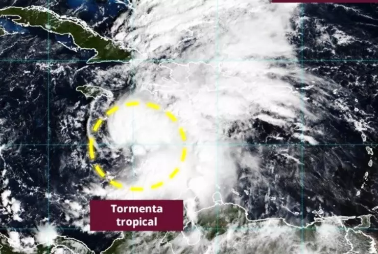 VIDEO: Así se ve la fuerza de la tormenta tropical Melissa en su trayectoria por el Caribe antes de ser huracán