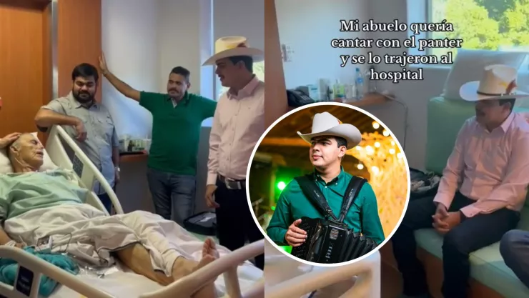 Panter Bélico visita a abuelito en el hospital