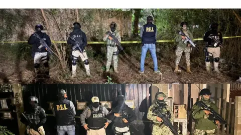 Operativo en Kanasín termina en incautación de más de 100 kilos de drogas