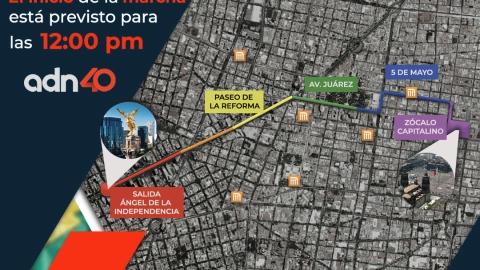 Ruta Marcha LGBT y concierto en CDMX