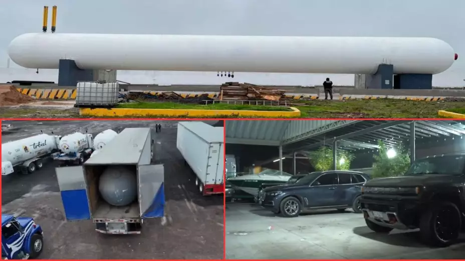 El imperio de combustible robado en México: Autos blindados, tráileres y un tanque