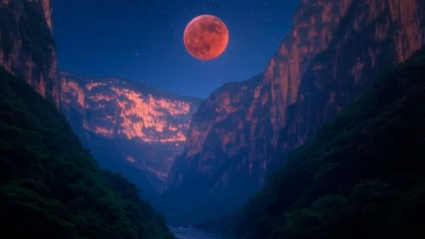 Eclipse lunar total 2025 Chiapas
